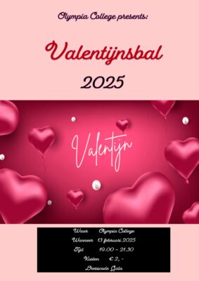 Valentijnsbal poster